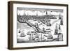 Landing of British troops at Boston harbour, 1768-Paul Revere-Framed Premium Giclee Print