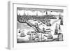 Landing of British troops at Boston harbour, 1768-Paul Revere-Framed Premium Giclee Print