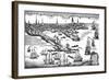 Landing of British troops at Boston harbour, 1768-Paul Revere-Framed Giclee Print