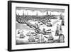 Landing of British troops at Boston harbour, 1768-Paul Revere-Framed Giclee Print