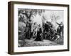 Landing of Colombus in America, (15th Centur), 1920S-null-Framed Giclee Print