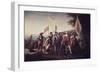 Landing of Columbus-John Vanderlyn-Framed Giclee Print