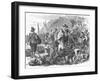 Landing of Dutch Colony on Staten Island-null-Framed Premium Giclee Print