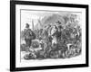 Landing of Dutch Colony on Staten Island-null-Framed Giclee Print