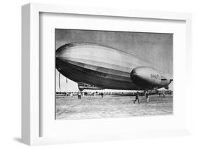 Landing of Graf Zeppelin on Field-null-Framed Photographic Print