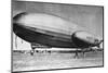 Landing of Graf Zeppelin on Field-null-Mounted Photographic Print
