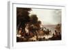 Landing of Henry Hudson, 1608 at Verplanck Point, Near Peekskill, New York-Robert Walter Weir-Framed Giclee Print