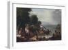 Landing of Henry Hudson, 1609, at Verplanck Point, New York, 1835 (Oil on Canvas)-Robert Walter Weir-Framed Giclee Print