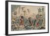 Landing of Julius Caesar, 1850-John Leech-Framed Giclee Print