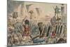 Landing of Julius Caesar, 1850-John Leech-Mounted Giclee Print