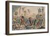 Landing of Julius Caesar, 1850-John Leech-Framed Giclee Print