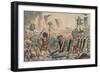 Landing of Julius Caesar, 1850-John Leech-Framed Giclee Print