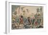 Landing of Julius Caesar, 1850-John Leech-Framed Giclee Print