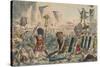 Landing of Julius Caesar, 1850-John Leech-Stretched Canvas