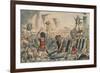 Landing of Julius Caesar, 1850-John Leech-Framed Giclee Print