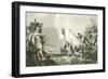 Landing of Julius Caesar-English School-Framed Giclee Print