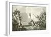 Landing of Julius Caesar-English School-Framed Giclee Print