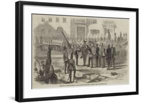 Landing of Prince Alfred at the Custom-House Stairs, Valetta, Malta-null-Framed Giclee Print