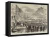 Landing of Prince Arthur at Quebec-null-Framed Stretched Canvas