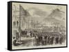 Landing of Prince Arthur at Quebec-null-Framed Stretched Canvas