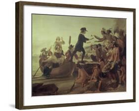 Landing of Roger Williams, 1636-Alonzo Chappel-Framed Giclee Print