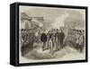 Landing of Sir Rutherford Alcock, Kcb, at Yokohama, Japan-null-Framed Stretched Canvas