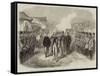 Landing of Sir Rutherford Alcock, Kcb, at Yokohama, Japan-null-Framed Stretched Canvas