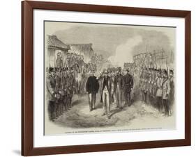 Landing of Sir Rutherford Alcock, Kcb, at Yokohama, Japan-null-Framed Giclee Print