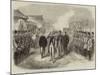 Landing of Sir Rutherford Alcock, Kcb, at Yokohama, Japan-null-Mounted Giclee Print