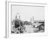 Landing of the Cleveland Toledo Boats, Put-In-Bay, Ohio-null-Framed Photo