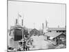 Landing of the Cleveland Toledo Boats, Put-In-Bay, Ohio-null-Mounted Photo