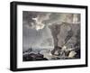 Landing of the Conspirators in the Cadoudal Affair at the Cliff of Biville..., 1771-1847-Armand Jules Marie Heraclius de Polignac-Framed Giclee Print