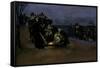 Landing of the Mayflower pilgrims-Howard Pyle-Framed Stretched Canvas