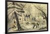 Landing of the Pilgrims at Plymouth 11Th Dec 1620-Currier & Ives-Framed Giclee Print