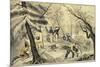 Landing of the Pilgrims at Plymouth 11Th Dec 1620-Currier & Ives-Mounted Giclee Print