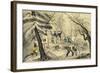 Landing of the Pilgrims at Plymouth 11Th Dec 1620-Currier & Ives-Framed Giclee Print