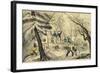 Landing of the Pilgrims at Plymouth 11Th Dec 1620-Currier & Ives-Framed Giclee Print