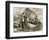 Landing of the Pilgrims at Plymouth Rock, 1620-null-Framed Giclee Print