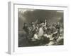 Landing of the Pilgrims on Plymouth Rock in 1620-null-Framed Giclee Print