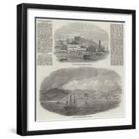 Landing of the Rifle Brigade at Gallipoli-null-Framed Giclee Print