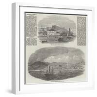 Landing of the Rifle Brigade at Gallipoli-null-Framed Giclee Print