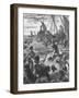 Landing of the Romans on the Coast of Kent, 43-null-Framed Giclee Print