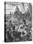 Landing of the Romans on the Coast of Kent, 43-null-Stretched Canvas