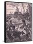 Landing of the Romans on the Coast of Kent-Henry Marriott Paget-Framed Stretched Canvas