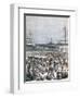 Landing of the Senegalese Troops at the New Wharf in Cotonou, Benin, 1892-Henri Meyer-Framed Giclee Print