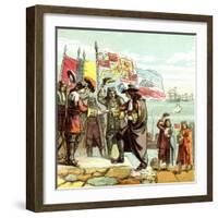 Landing of William Orange, 1688-null-Framed Giclee Print