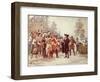 Landing of William Penn, 1682-Jean Leon Gerome Ferris-Framed Giclee Print