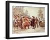 Landing of William Penn, 1682-Jean Leon Gerome Ferris-Framed Giclee Print