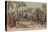 Landing of William Penn, 1852-Christian Schuessele-Stretched Canvas