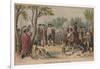 Landing of William Penn, 1852-Christian Schuessele-Framed Giclee Print